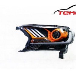 FORD RANGER T7 2015-2019 MUSTANG TİPİ MERCEKLİ FAR